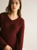 V-Neck Minky Sweater Skirt Set sold by COMMENSE