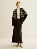 Geometric Printed Button Cardigan sold by COMMENSE