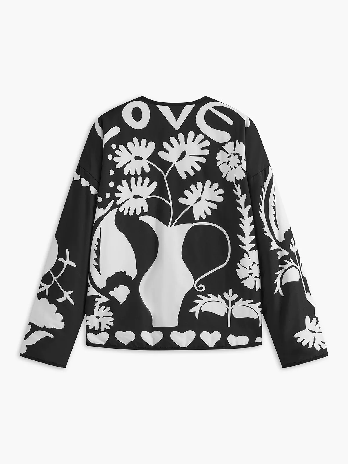 Vintage Printed Winter Coat sold by COMMENSE product image thumbnail 2