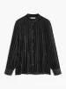 Vintage Pinstripe Button Polo Shirt sold by COMMENSE