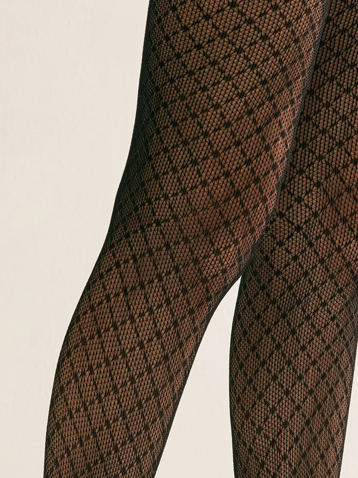Geometric Micronet Tights sold by COMMENSE product image thumbnail 4