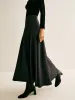 Piping Pleated Zipper Skirt sold by COMMENSE