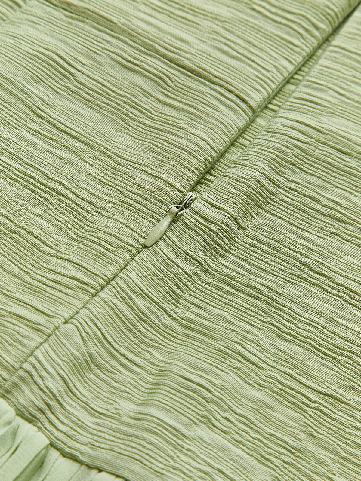 Pleated Zipper Plisse Tube Dress sold by COMMENSE product image thumbnail 4
