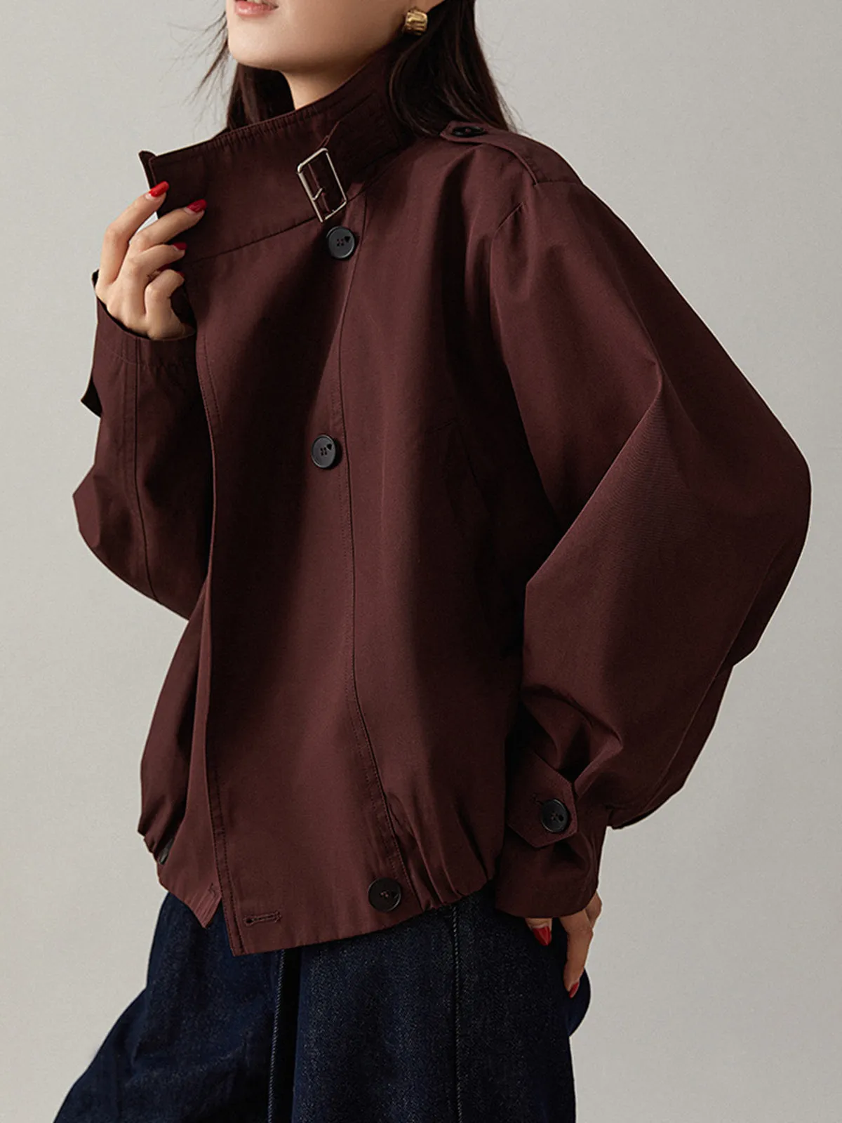 Vintage Loose Trench Coat sold by COMMENSE product image thumbnail 5