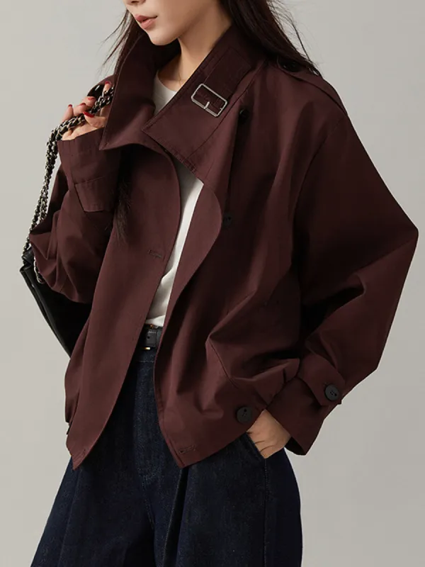 Vintage Loose Trench Coat sold by COMMENSE