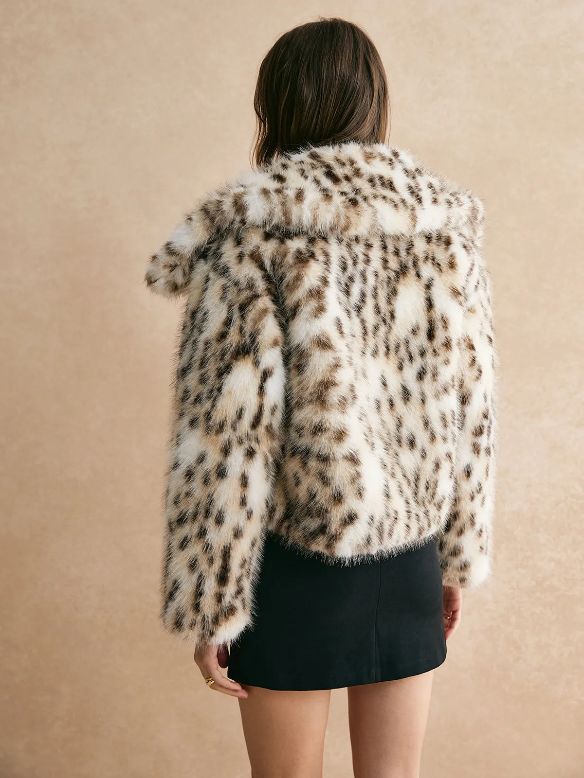 Leopard Women Faux Fur Coat sold by COMMENSE product image thumbnail 5