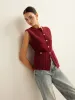 Button Down Cozy Sweater Vest sold by COMMENSE