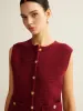 Button Down Cozy Sweater Vest sold by COMMENSE