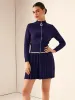 Plain Pleated Sweater Skirt sold by COMMENSE