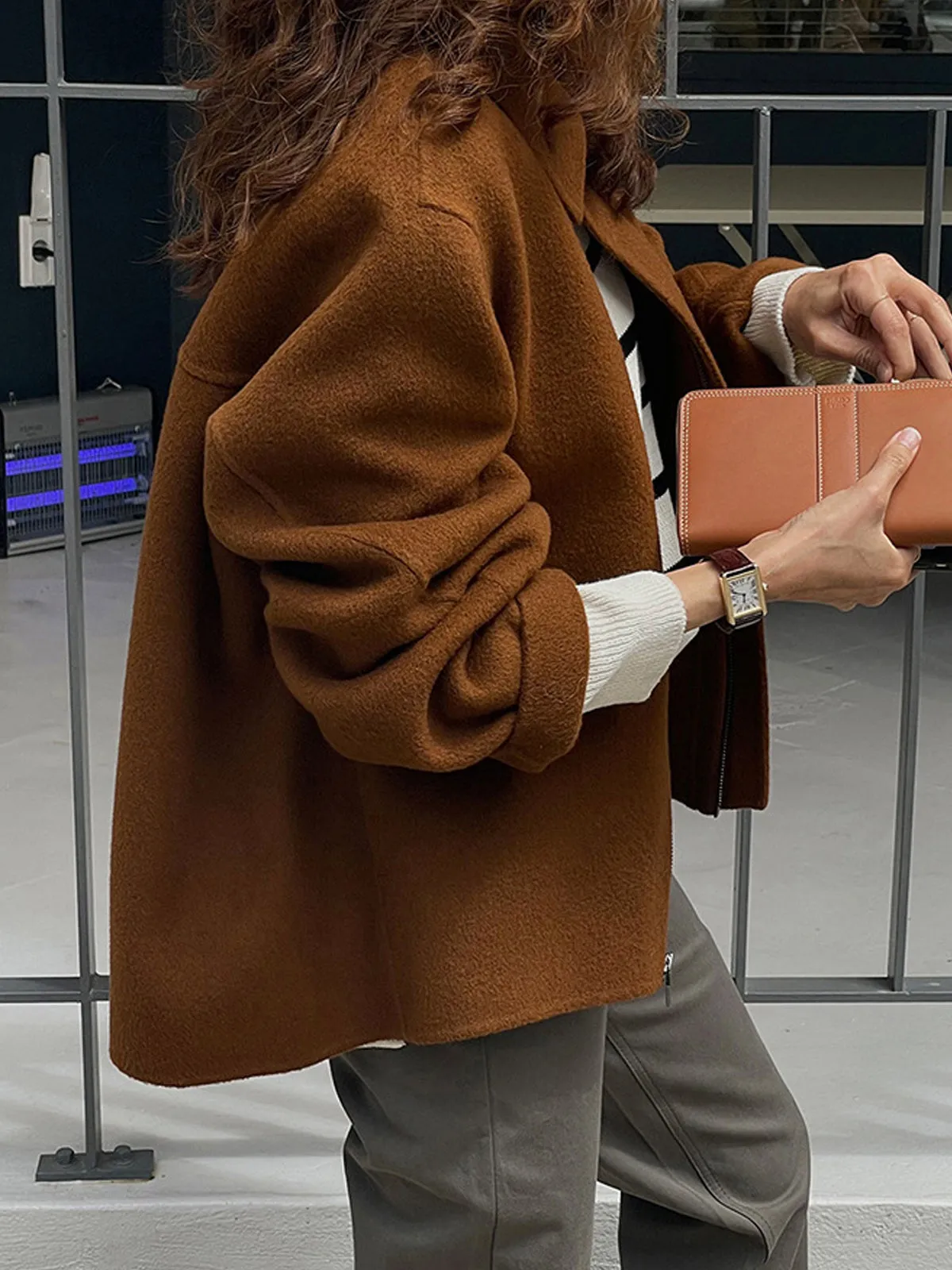 Vintage Zipper Shift Blazer sold by COMMENSE product image thumbnail 4