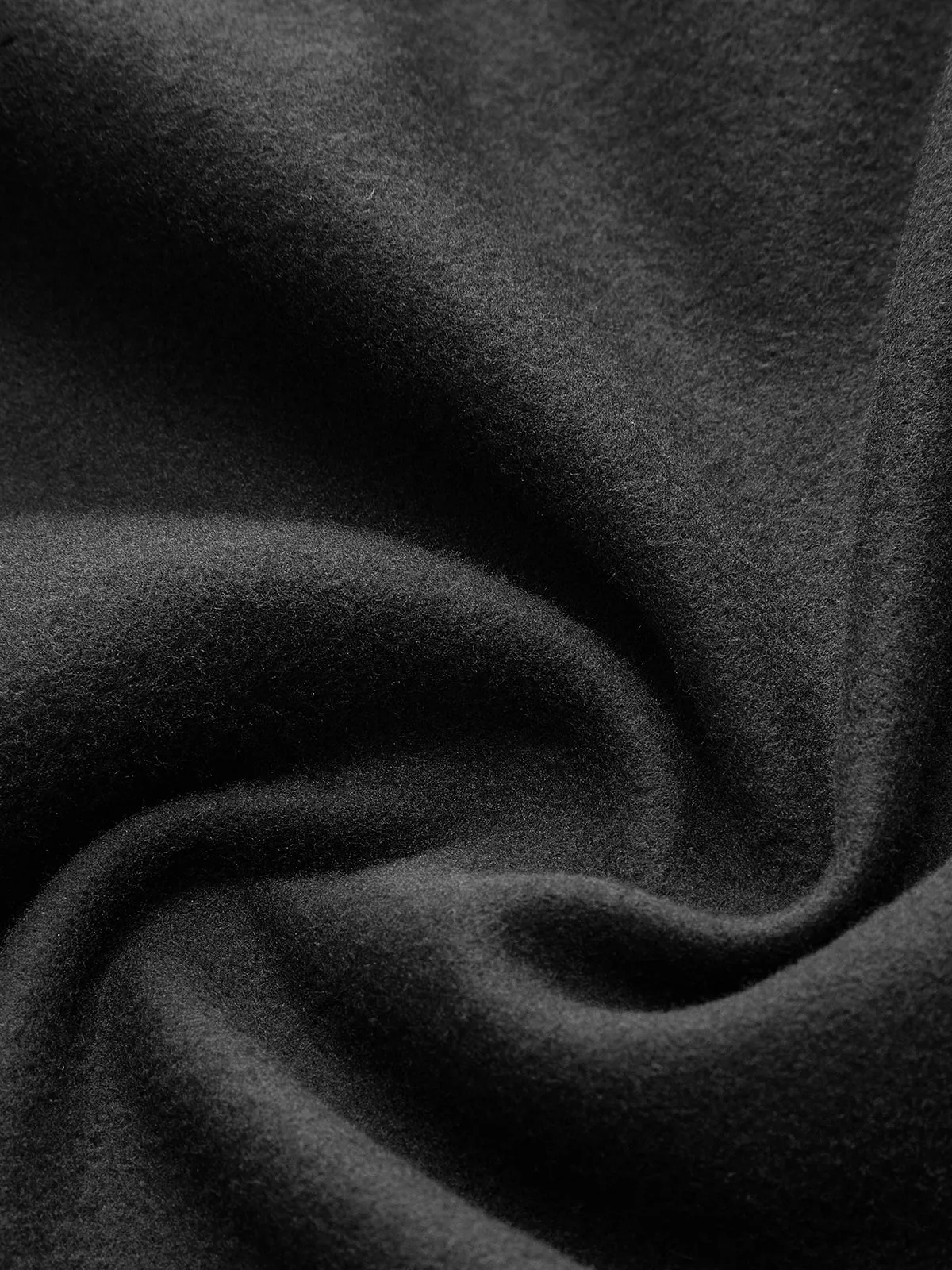 Contrast Trim Tweed Long Coat sold by COMMENSE product image thumbnail 4