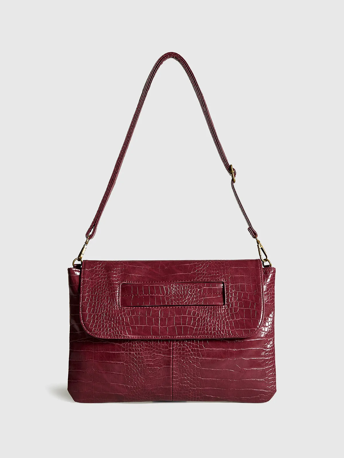 Crocodile Pattern Large Capacity Clutch Briefcase sold by COMMENSE product image thumbnail 2