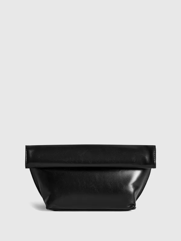Minimalist Rolled Edge Envelope Clutch Bag sold by COMMENSE