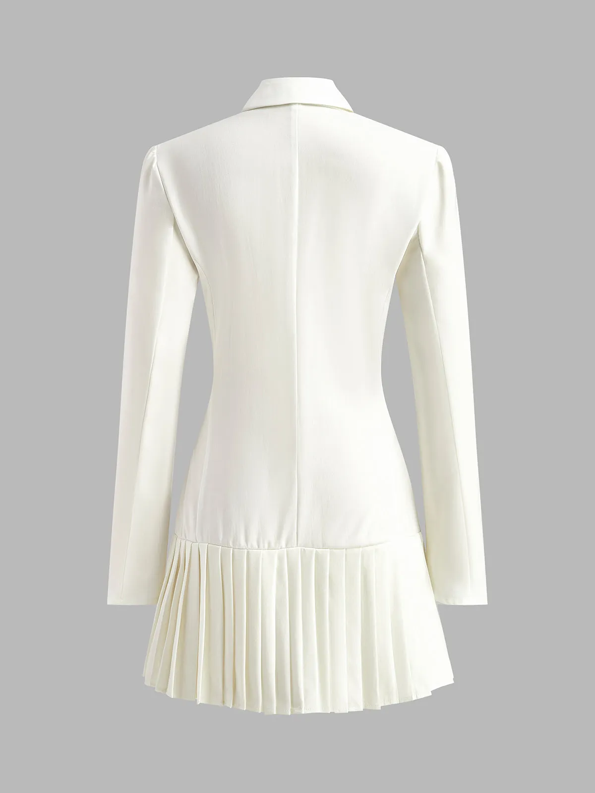 Elegant Suit Panel Pleated Short Dress sold by COMMENSE product image thumbnail 2