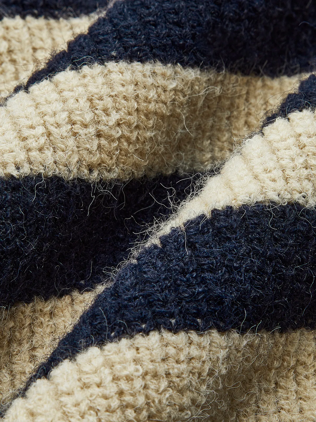 Contrast Binding Striped Sweater sold by COMMENSE product image thumbnail 2