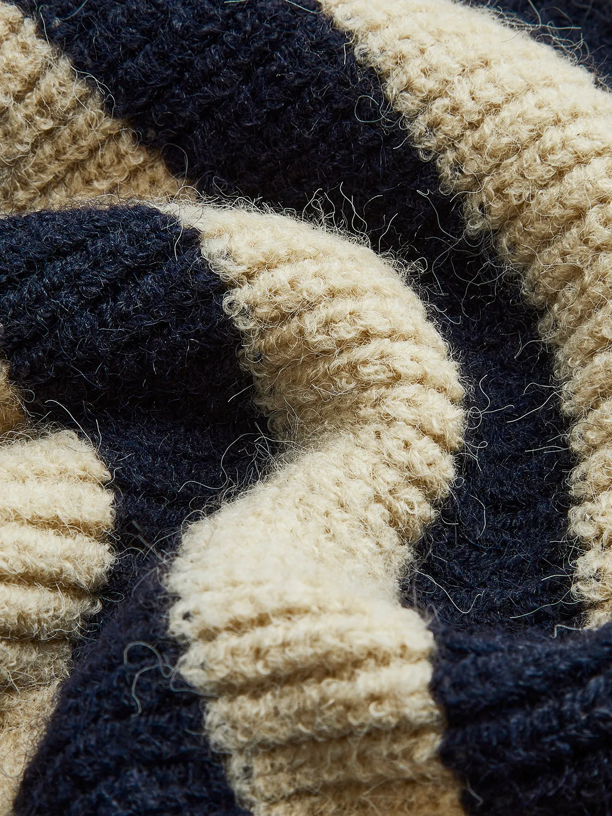 Contrast Binding Striped Sweater sold by COMMENSE product image thumbnail 3