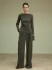 Pleated Draped Jersey Pants sold by COMMENSE