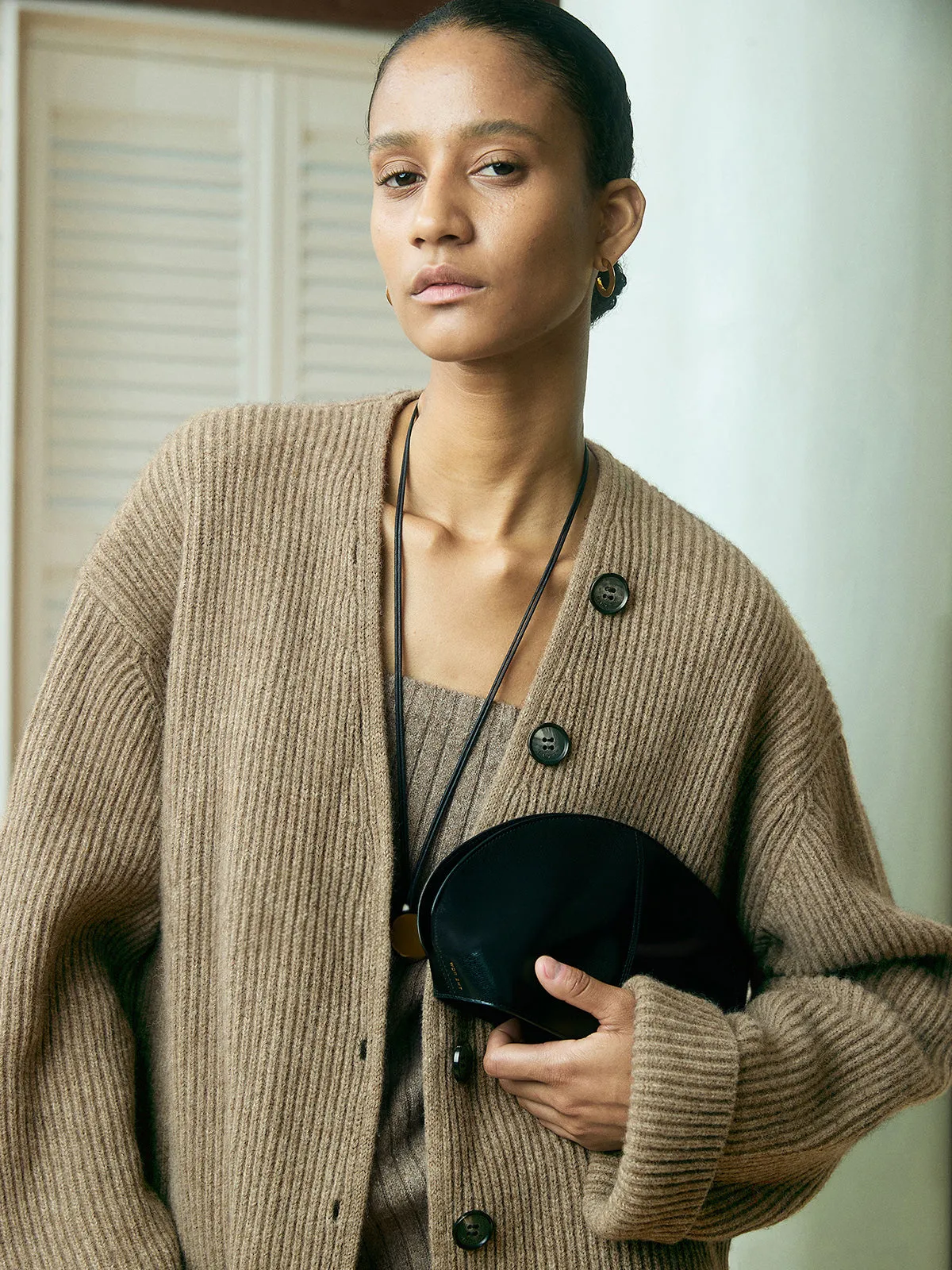Ribbed Loose Knit Outerwear sold by COMMENSE product image thumbnail 5