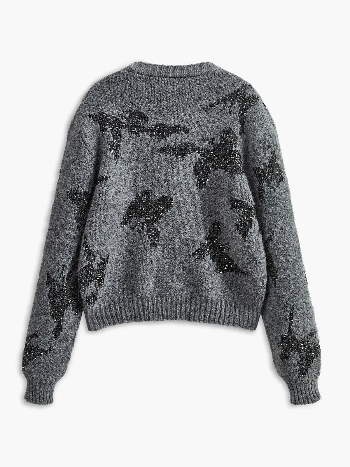 V-Neck Sequins Cardigan sold by COMMENSE product image thumbnail 2