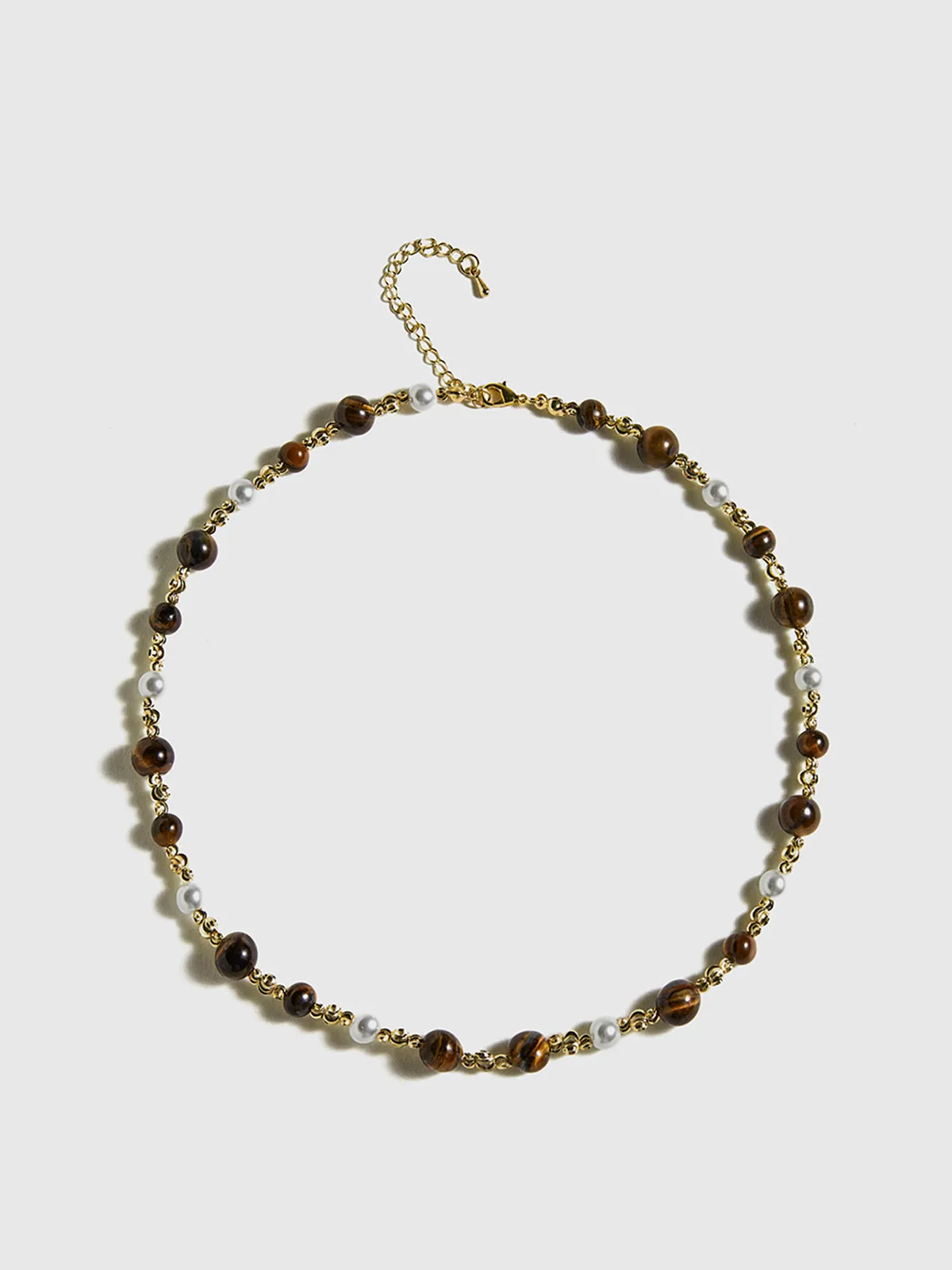 Tiger Eye Stone Choker Necklace sold by COMMENSE