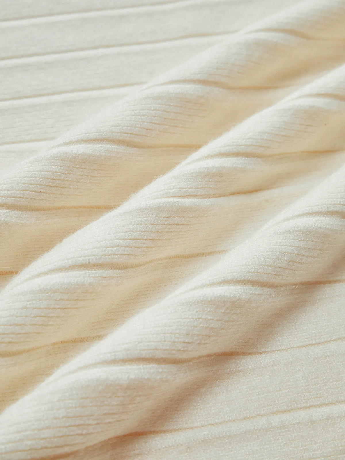 Pleated Sweater Skirt With Belt sold by COMMENSE product image thumbnail 3