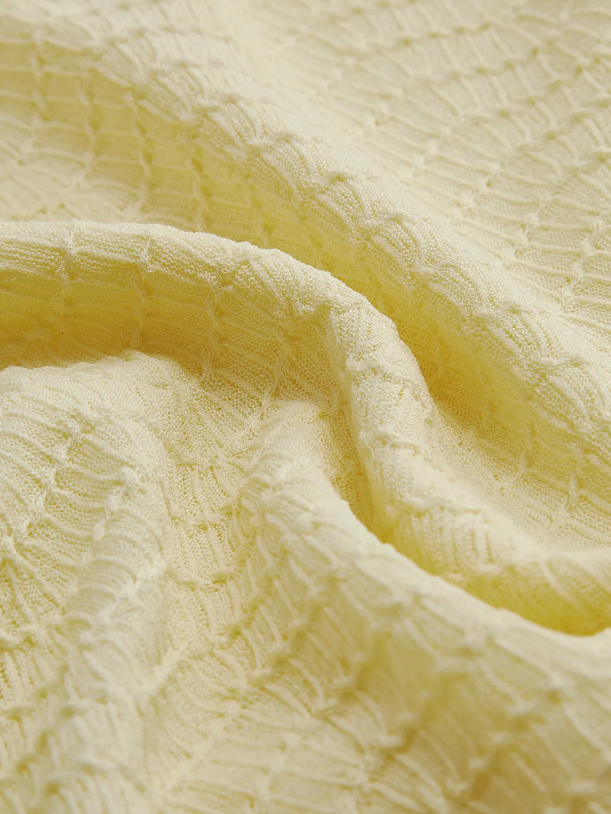 One Shoulder Pleated Mechanism Knitting T-Shirt sold by COMMENSE product image thumbnail 4