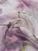 Printed Chiffon Ruffle Tie Front Blouse sold by COMMENSE