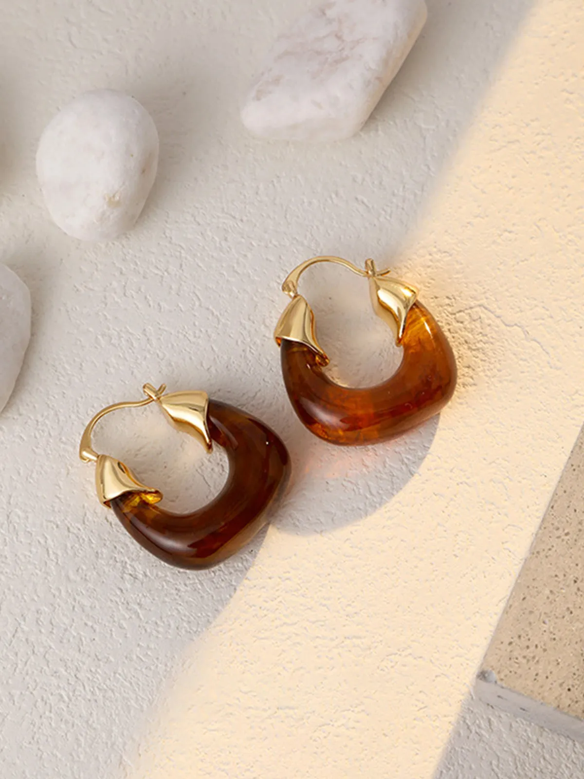 Resin Hoop Earrings sold by COMMENSE product image thumbnail 4