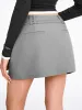 Plain A-Line Mini Skirt sold by COMMENSE