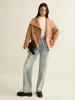 Large Collar Tweed Coat sold by COMMENSE