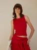 Wool-Blend Minimalist Knotted Skirt Set sold by COMMENSE