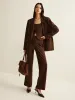 High-Waist Straight Pants sold by COMMENSE