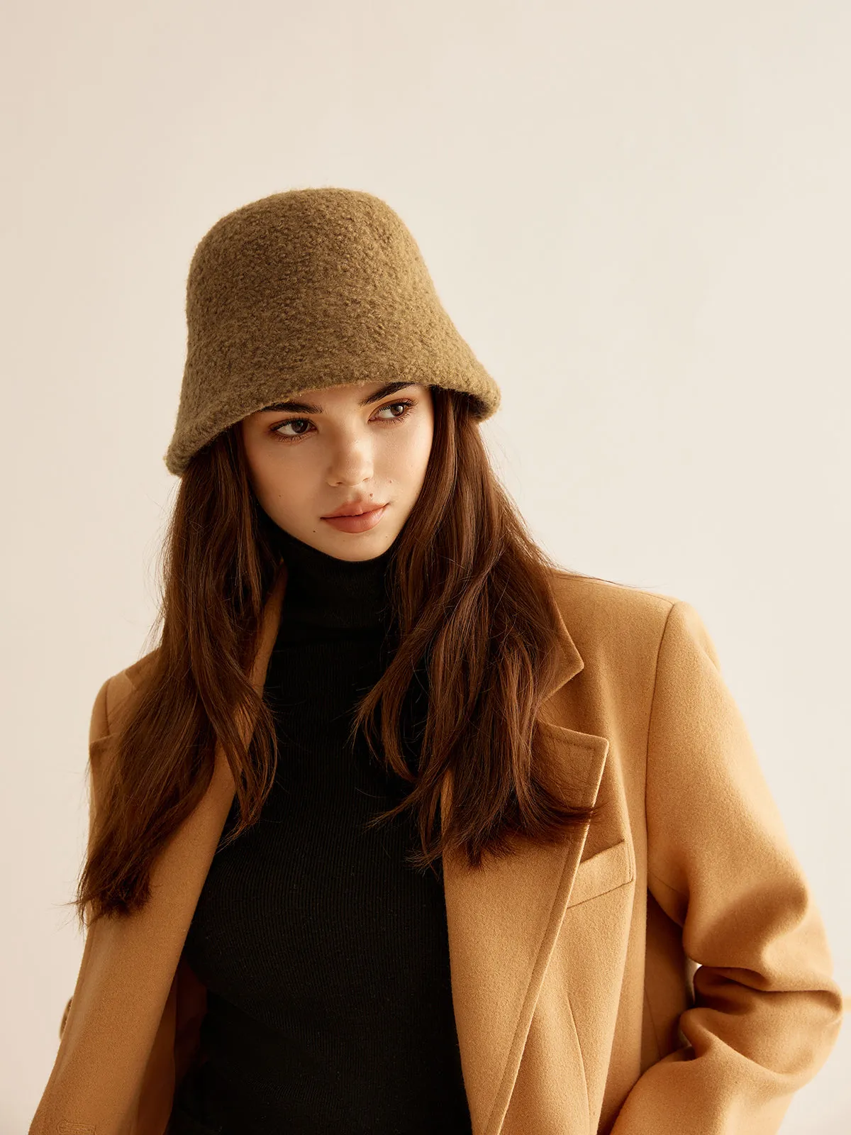 Wool-Blend Bucket Hat sold by COMMENSE product image thumbnail 3