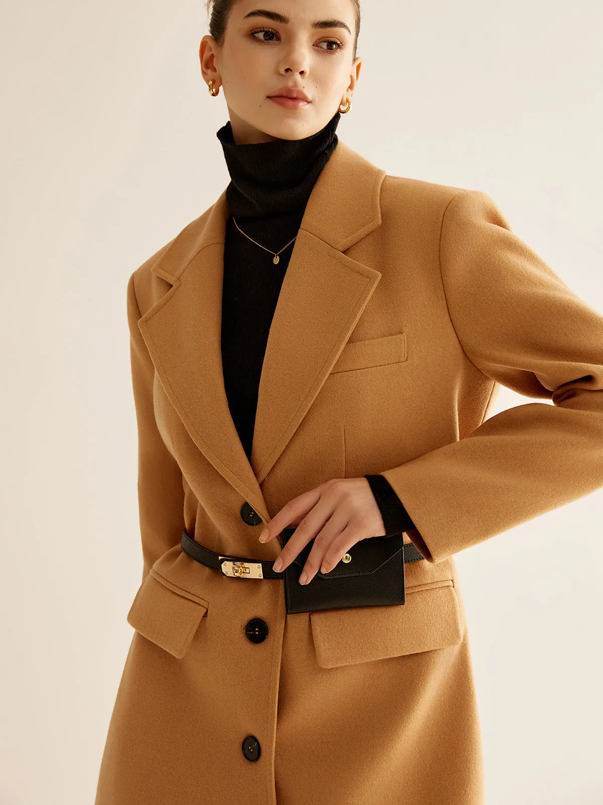 Leather Slim Belt Bag Set sold by COMMENSE product image thumbnail 4