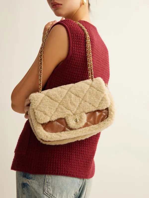 Rhombic Plush Small Pillow Bag sold by COMMENSE