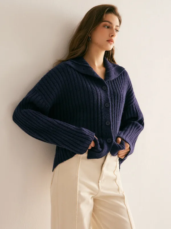 Turtleneck Breasted Sweater sold by COMMENSE
