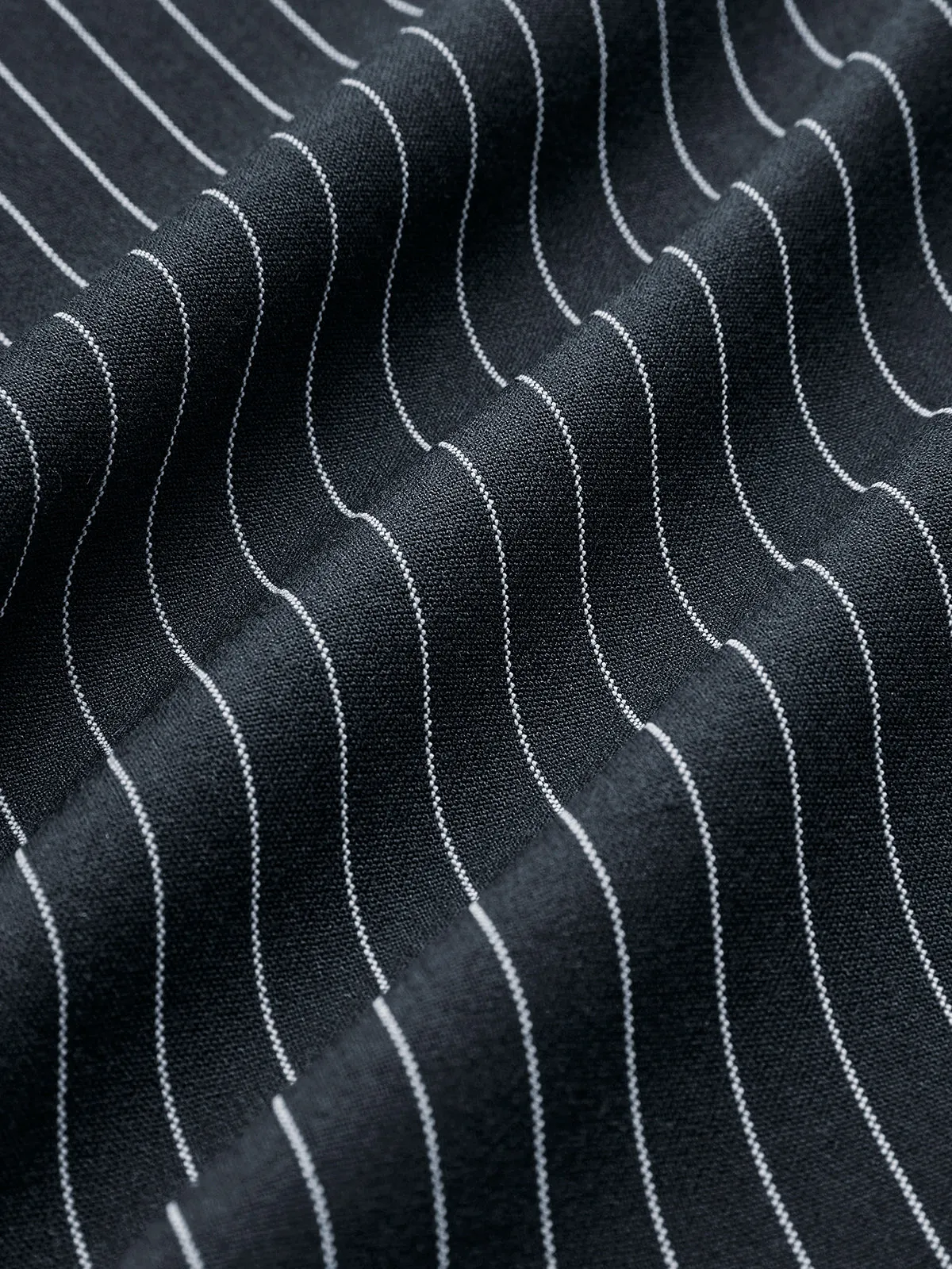 Pinstripe Short Lapel Blazer sold by COMMENSE product image thumbnail 4