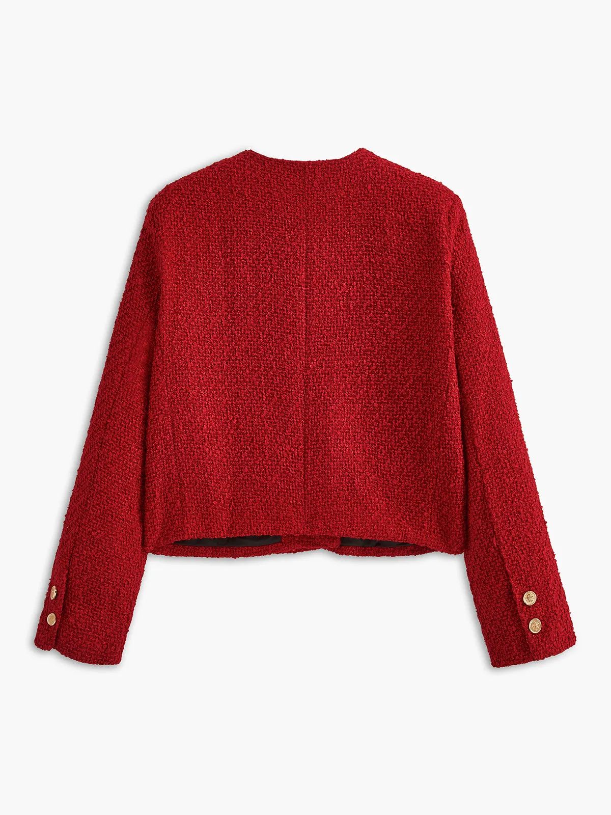 Elegant Button Tweed Jacket sold by COMMENSE product image thumbnail 2