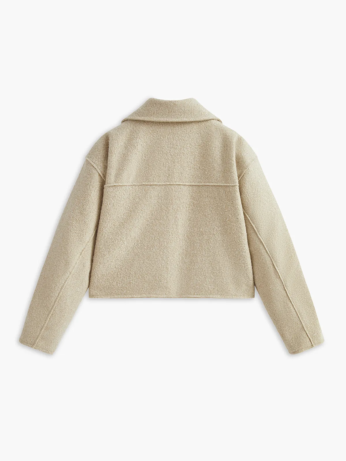 Flap-Pockets Tweed Jacket sold by COMMENSE product image thumbnail 2