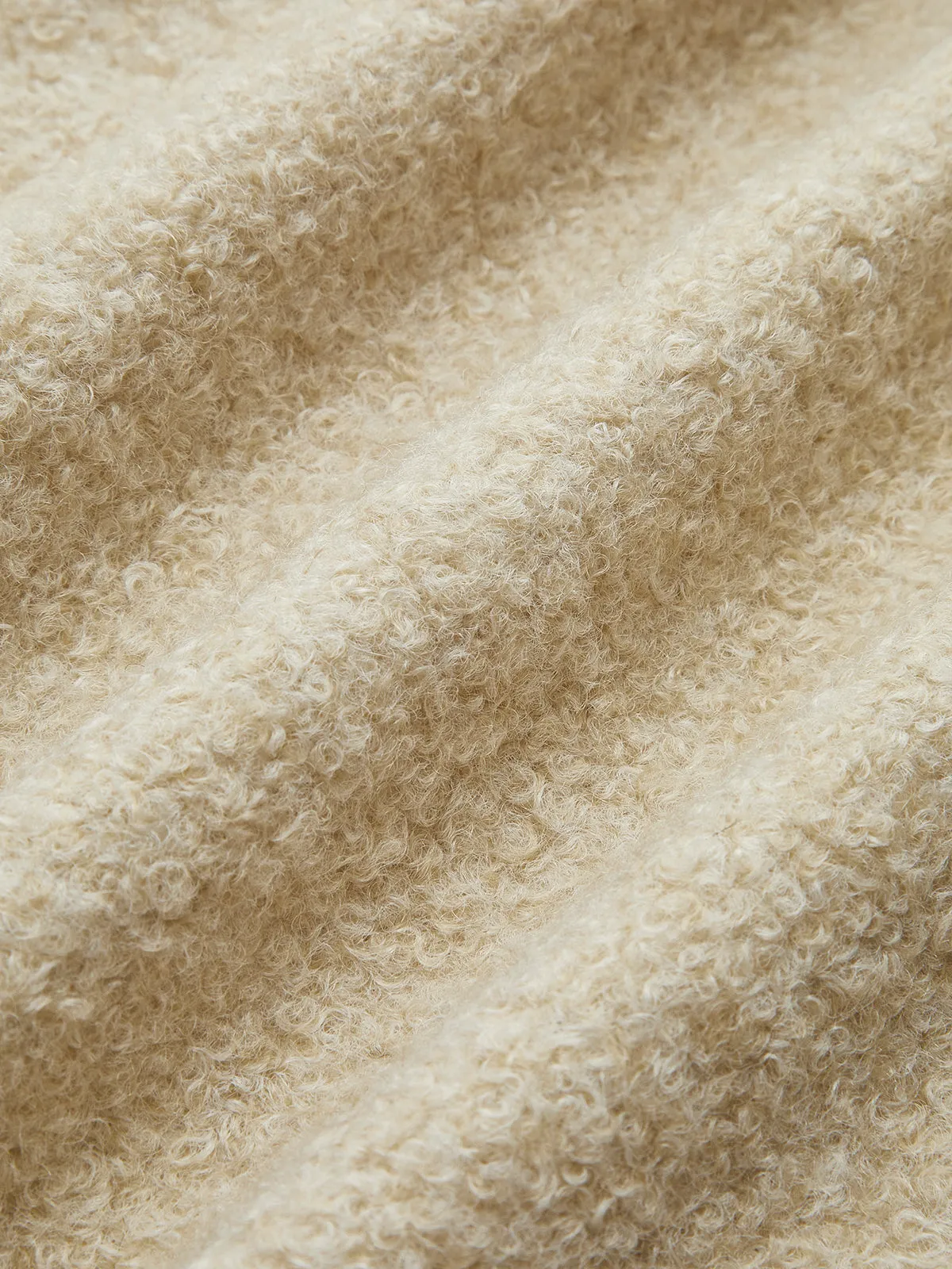 Flap-Pockets Tweed Jacket sold by COMMENSE product image thumbnail 3