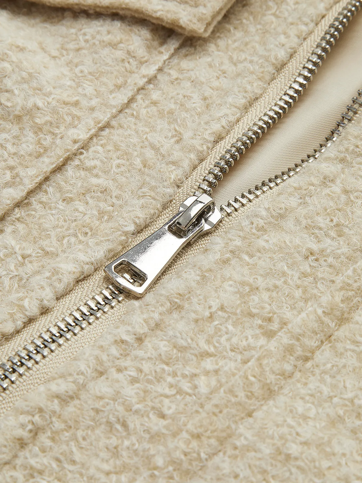 Flap-Pockets Tweed Jacket sold by COMMENSE product image thumbnail 4