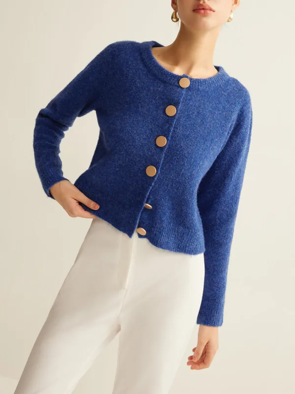 Button Down Short Cardigan sold by COMMENSE