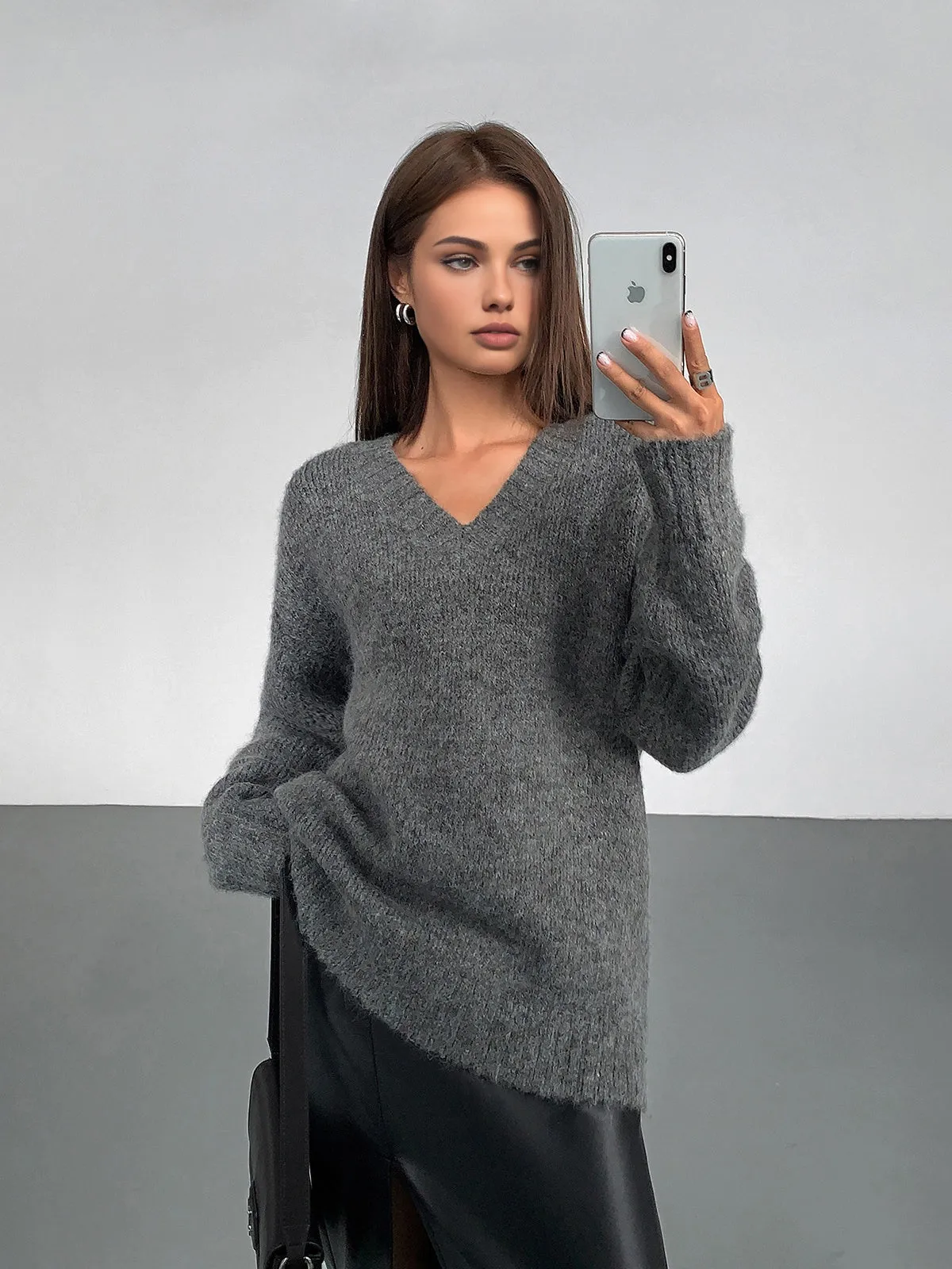 Wool-Blend Essential Sweater sold by COMMENSE product image thumbnail 3