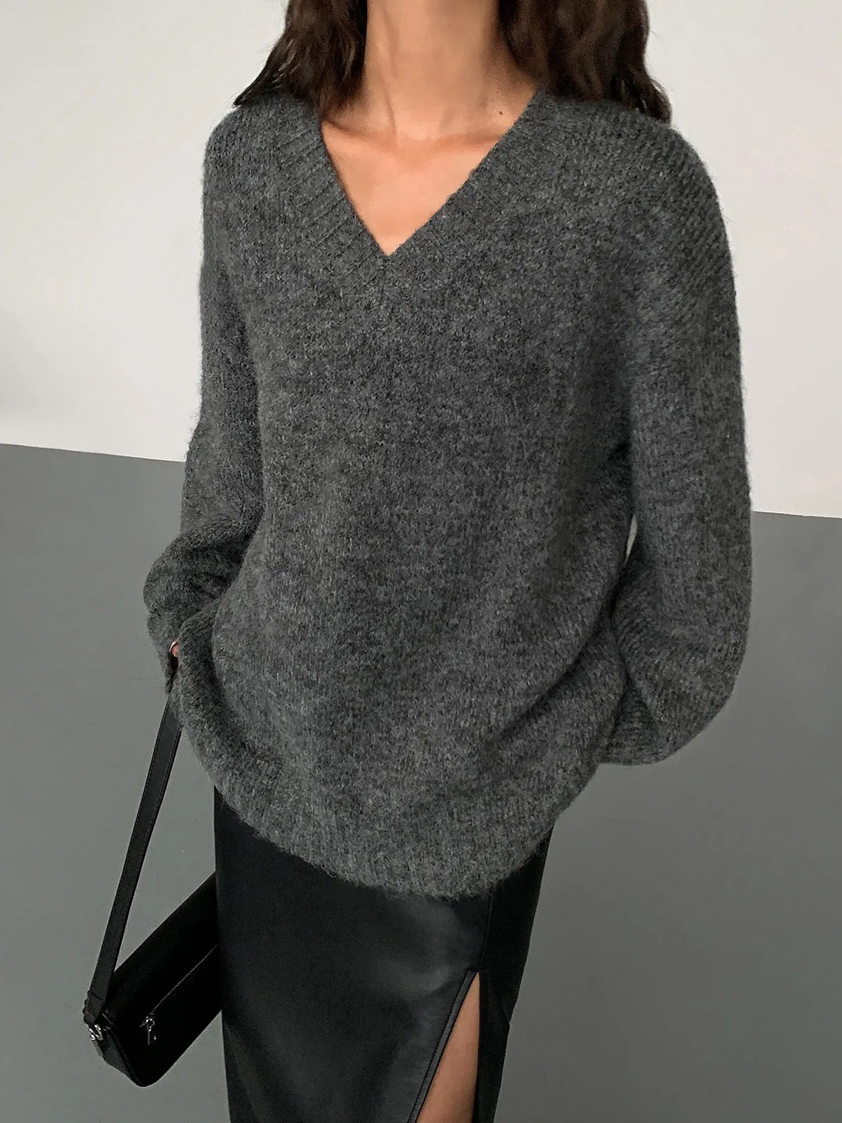 Wool-Blend Essential Sweater sold by COMMENSE