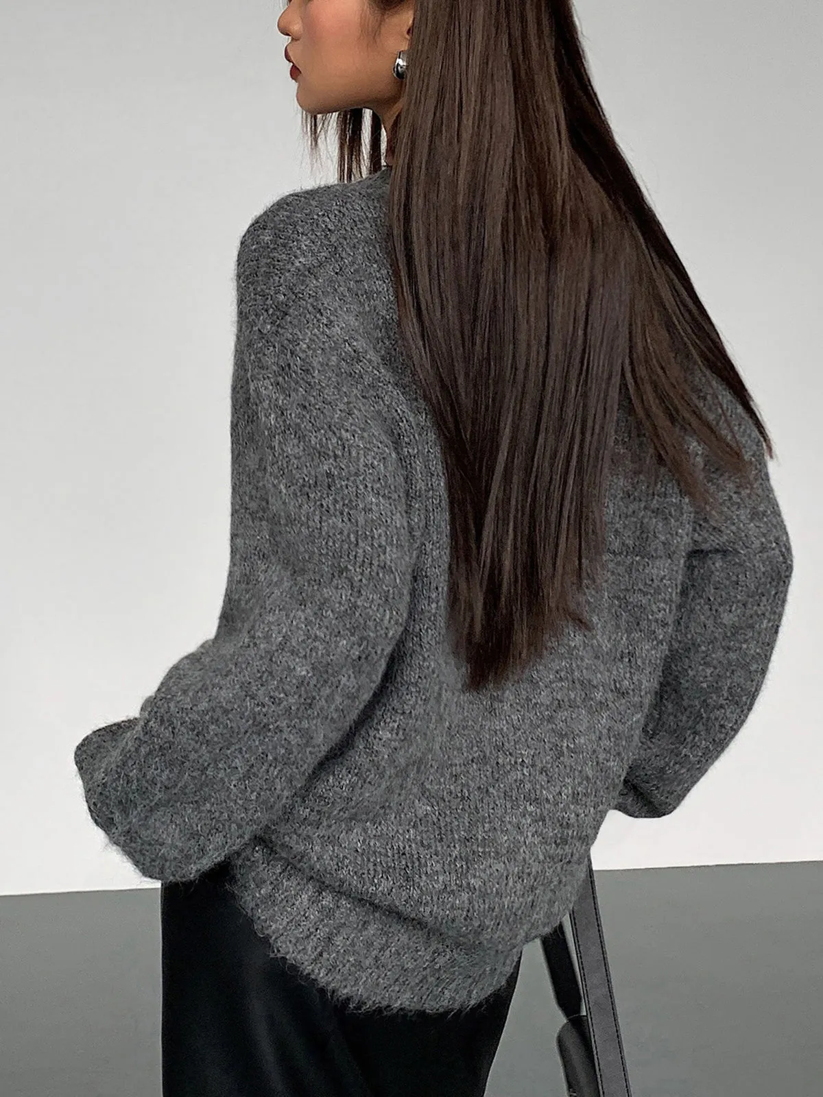 Wool-Blend Essential Sweater sold by COMMENSE product image thumbnail 5