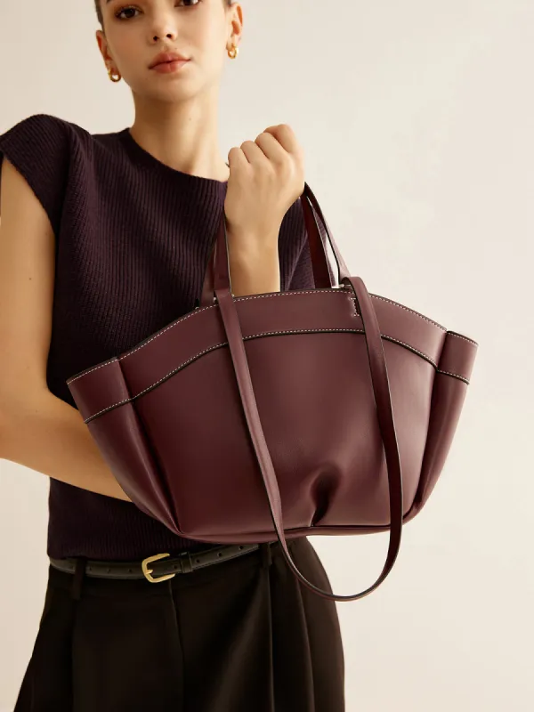 Large Capacity Top Handle Basket Bag sold by COMMENSE