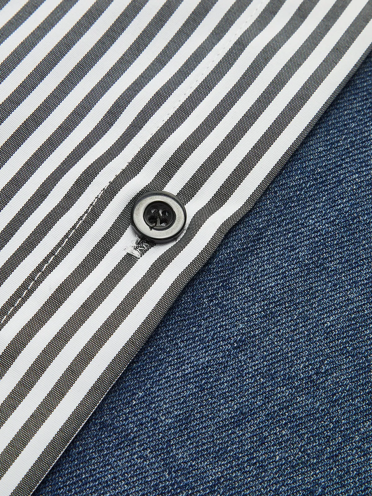 Asymmetrical Panel Lapel Knit Top sold by COMMENSE product image thumbnail 3