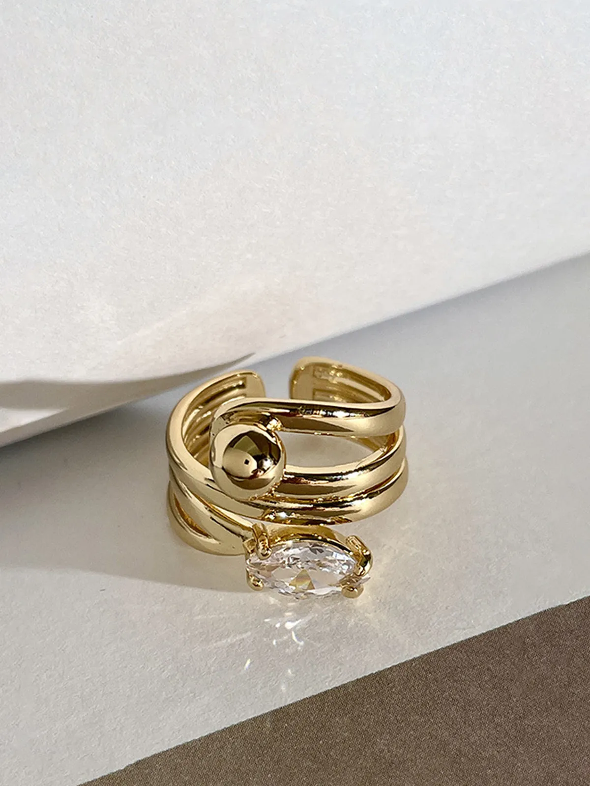 Elegant Twist Ring sold by COMMENSE product image thumbnail 3