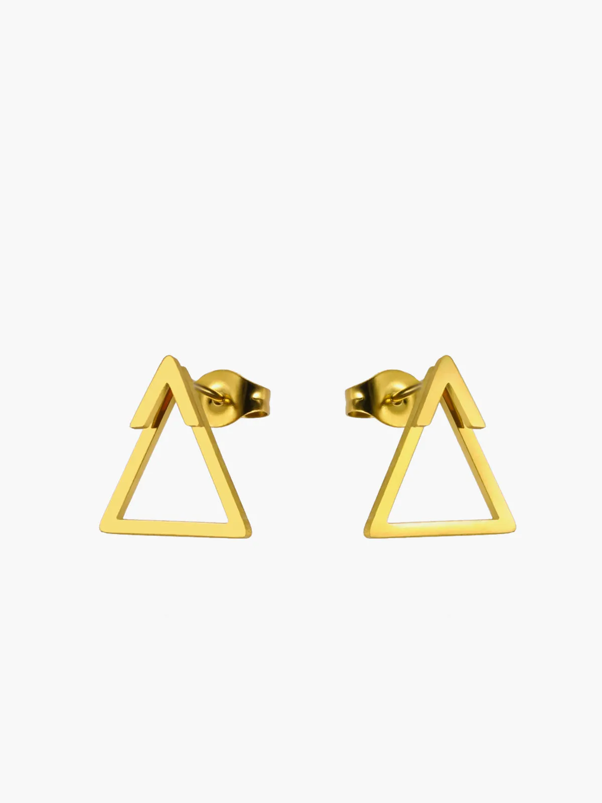Triangle Stud Earrings sold by COMMENSE product image thumbnail 3