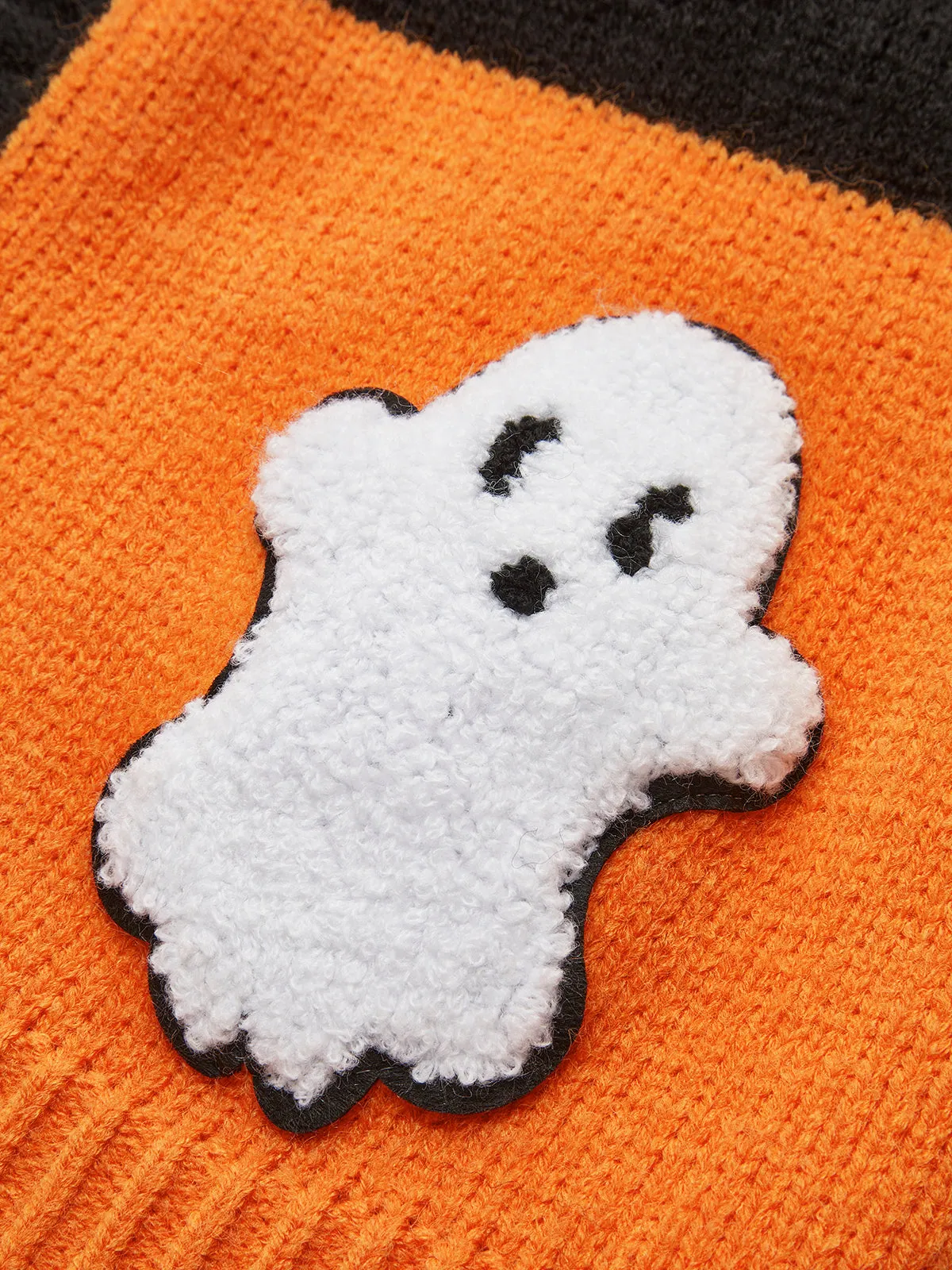 Halloween Pumpkin Breasted Knit Top sold by COMMENSE product image thumbnail 3